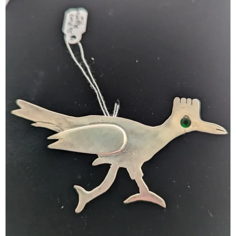 Sterling Silver Roadrunner Pin/Brooch 3